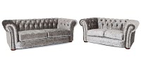 Bed Furniture Sofa Divan Mattress Dining Romford Essex, T Home Furniture, Crushed Velvet Bed frame, 1183639 Image 1